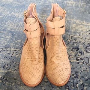Tan colored Booties